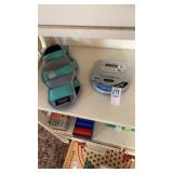 Cd Walkman , golds gym wrist weight , model car