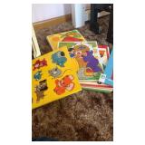 9 old wooden puzzles