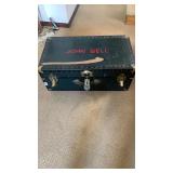 Black trunk 2 1/2 feet long x 1 1/2 wide