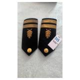 Pair of Epaulets metal braiding