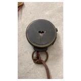 Assorted lot , US engineer compass , old tire