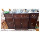 Mahogany buffet with dovetail drawers