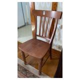 Wooden side chair