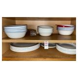 2Shelf lots of Corelle bowls plates