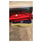 Three fleece blankets