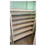 Metal shelf unit 48 inches x 20 inches x 50