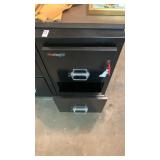 FireKing two drawer records container