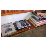 Shelf lot of books Art Lionel others