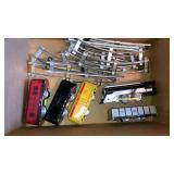 Hefner tin litho windup  train set with track