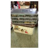 Small Stackmaster hardware cabinet & metal