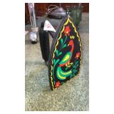 Decorated cast iron sad iron