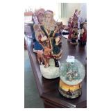 Santa music box, Roman snow globe music box