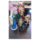 Lot of 4 Santa Claus figures large is by Price