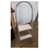 2-step aluminum folding step stool