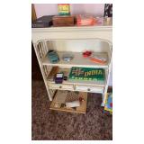 Large dresser, twin canopy bed, small dresser,desk