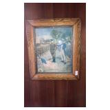 WWI 1917 framed print Pershing in France Berlin