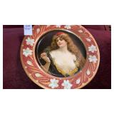 Vienna art plate 1905 gypsy girl