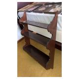 3-tier wall shelf w/drawers