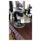 Miniature metal Singer sewing machine