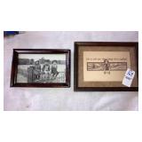 2 small pictures verse & old photo of children on