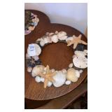 Sea shell ring 11" diam for hanging