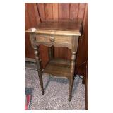 Wooden one-drawer stand