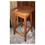 Oak bar stool