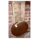 Large copper skillet 13" diam