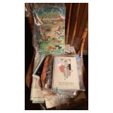 Lot of antique ephemera magazines assorted