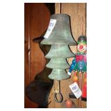 Cast tiered bells great sound 9" long