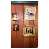 Lot of 4 pcs George & Martha Washington, 2