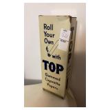 TOP gummed cigarette papers store dispenser metal