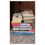 Stack of books Diana Jackie Coal miners safety
