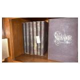 7 vol antique Shakspere Shakespeare hardcover set