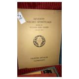 Seventy Negro Spirituals musicians library large