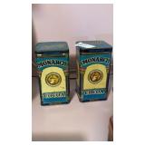 2 Monarch Cocoa tins