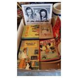 Box lot of photo and antique children