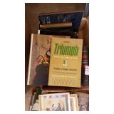 Box lot of various books: Triumph Repair, The