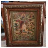 "Our Father" framed art 31"x 26"