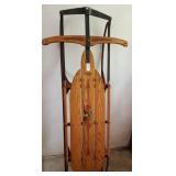 Flexible Flyer wood sled