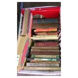 Boxlot of old books scout handbook superstitions