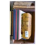 Traylot of old books Henry ward Beecher classics