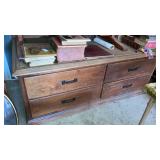 Large chest of 4 drawers cabinet base 56" w 31"