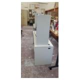 Metal desk  72 inches x 24 inches with lighted