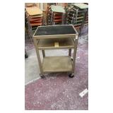 AV cart 24 inches x 18 inches x 34 inches tall