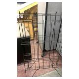 Black pamphlet or magazine rack