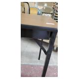Folding metal  table 72 x 24 inches