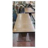 Folding table with adjustable height.  72 x 30