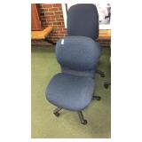 2 rolling desk chairs