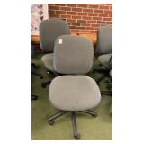2 rolling desk chairs